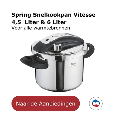 Spring Snelkookpan Vitesse 4,5  Liter & 6 Liter